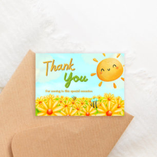 A Little Ray of Sunshine - Thank You Card
