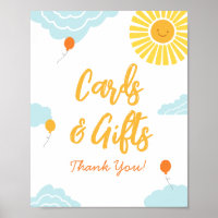 A Little Ray Sunshine Baby Shower Cards & Gifts