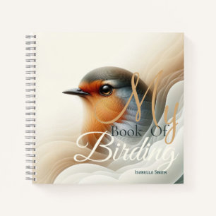 A Little Robin Book Of Birding Personalised