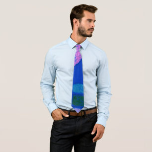 A little room in Venice by Paul Klee, Abstract Art Tie