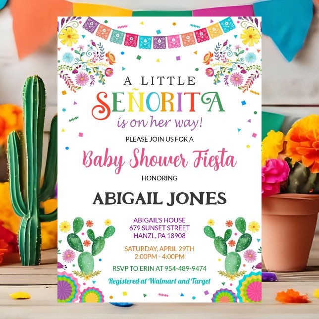 A little senorita baby shower invitation (Creator Uploaded)