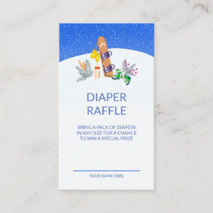 A Little Shredder Diaper Raffle Enclosure Card