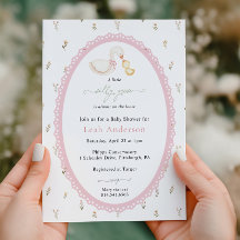 A Little Silly Goose Pink Girl Baby Shower