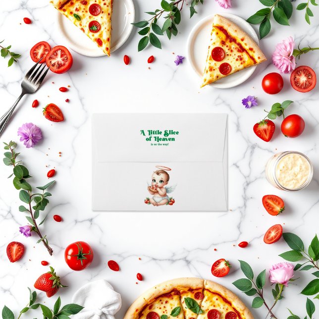 A Little Slice of Heaven - Baby Shower Envelope (A Little Slice of Heaven - Baby Shower Envelope)