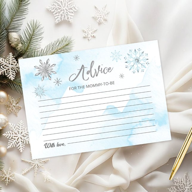 A little snowflake is on the way Blue Baby Shower (Creator Uploaded)