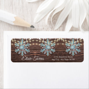 A Little Snowflake Rustic Winter Baby Shower