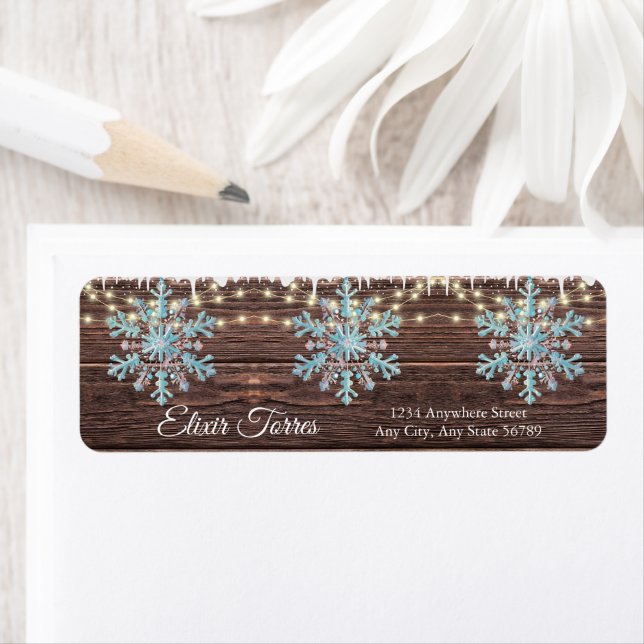 A Little Snowflake Rustic Winter Baby Shower (Insitu)
