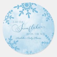 A Little Snowflake Winter Wonderland Baby Shower