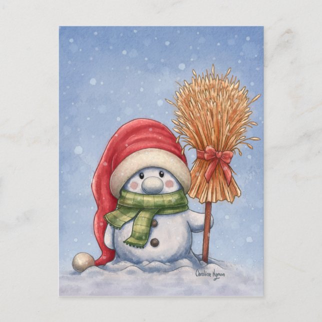 A Little Snowman Postcard (Front)
