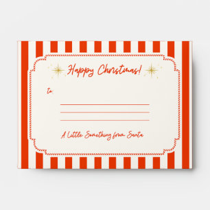 A Little Something from Santa   For Gift Cards  Envelope