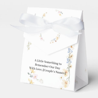 A Little Something to Remember Our Day "Florals" Favour Box