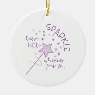 A Little Sparkle Ceramic Tree Decoration