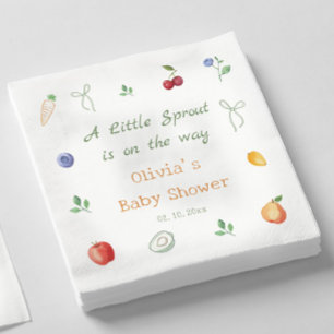 A Little Sprout Baby shower Napkins