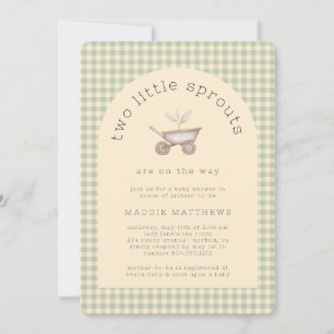A Little Sprout is on the Way Baby Shower Invitation