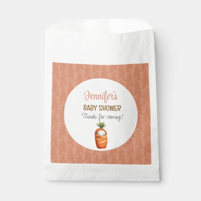 A Little Sprout on the Way  Favour Bag (Front)