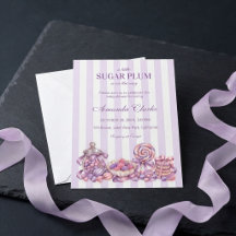 A Little Sugar Plum is on the way Baby Shower