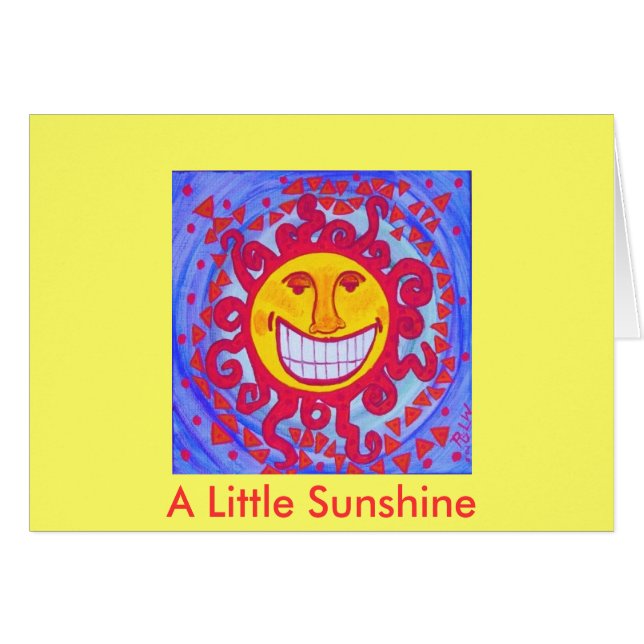 A little sunshine (Front Horizontal)