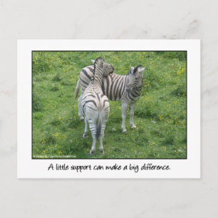 A little support...Love and Friendship Postcard