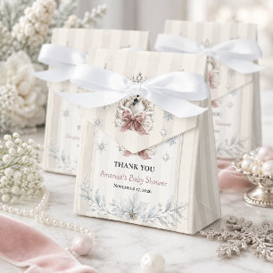 A Little Swan Winter Princess Baby Shower Favour Box