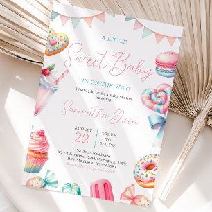A Little Sweet Baby Shower Invitation