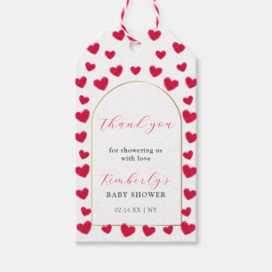 A Little Sweetheart Arch Valentines Baby Shower Gift Tags