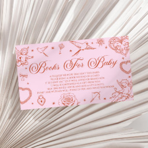 A Little Sweetheart Baby Shower Books For Baby Enclosure Card