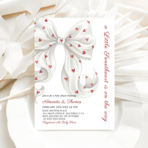 A Little sweetheart Gender Neutral Baby Shower Invitation