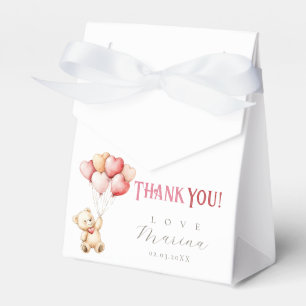 A little sweetheart is on her way baby shower favour box