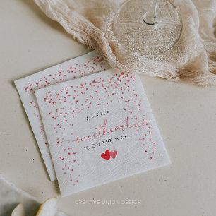 A Little Sweetheart Valentine Baby Shower Napkins