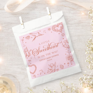 A Little Sweetheart Valentine's Day Baby Shower Favour Bags