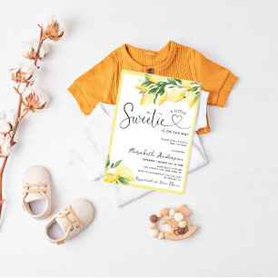 A little Sweetie Lemon Baby Shower Invitation