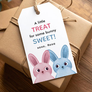 A little treat for some bunny sweet girl's party gift tags