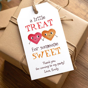 A little treat for someone sweet cute favour tags