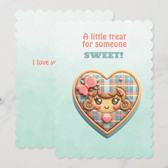 A Little Treat for Someone Sweet Holiday Card (Front/Back)