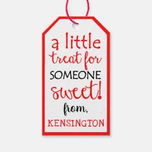 A Little Treat For Someone Sweet Valentines Day Gift Tags