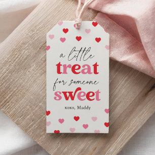 A Little Treat for Someone Sweet Valentines Gift Tags