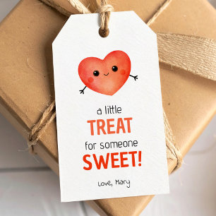 A little treat for someone sweet Valentine's heart Gift Tags