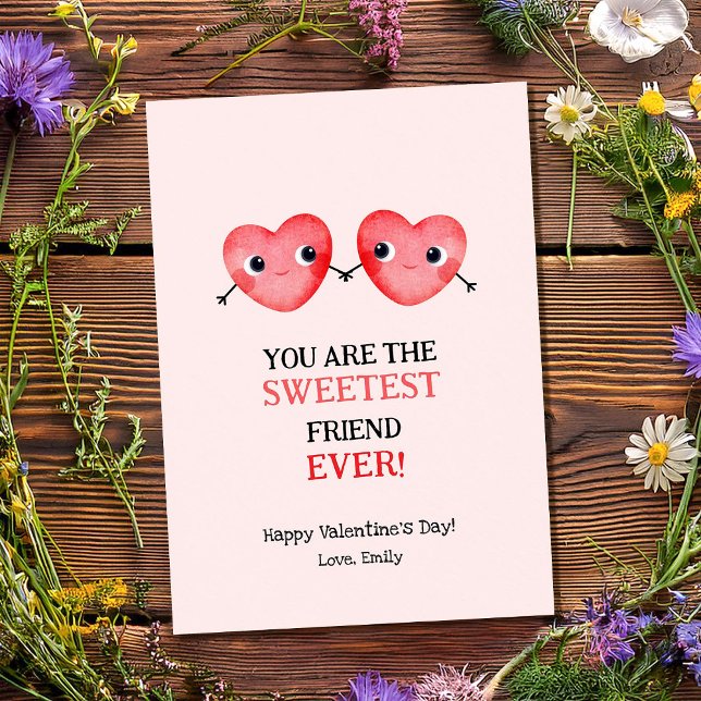 A little treat for someone sweet Valentine's heart Holiday Card (Creator Uploaded)