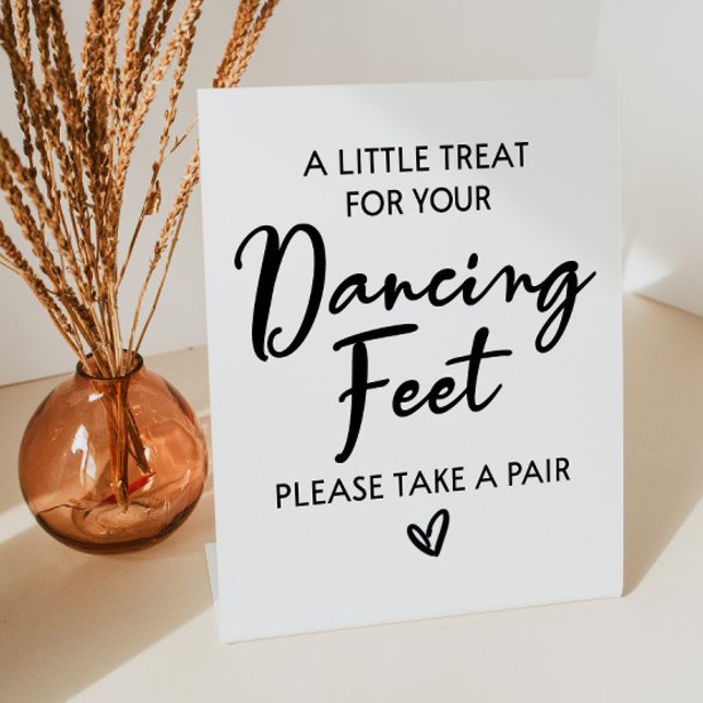 A Little Treat For Your Dancing Feet Wedding Sign (Creator Uploaded)