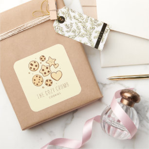 A Little Treat from Our Kitchen (Cream) Square Sticker