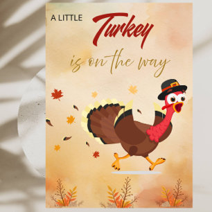 A Little Turkey Is on the Way! Invitation