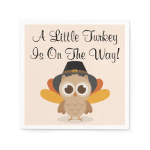 A Little Turkey Napkin