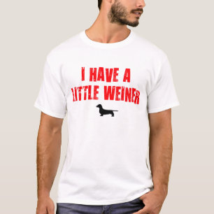 A Little Weiner Dog Humour T-Shirt