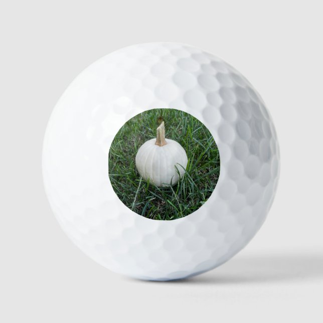 a Little white pumpkin Golf Balls (Front)