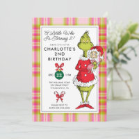 "A Little Who Is Turning 2!" Grinch Birthday