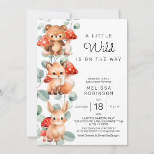 A little Wild is on the way Invitation