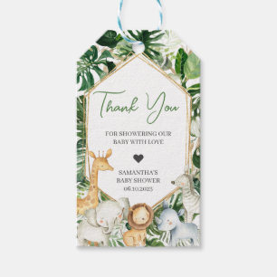 A Little Wild One Baby Shower Favour Tag