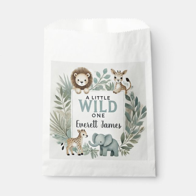 A Little Wild One Favour Bags (Front)