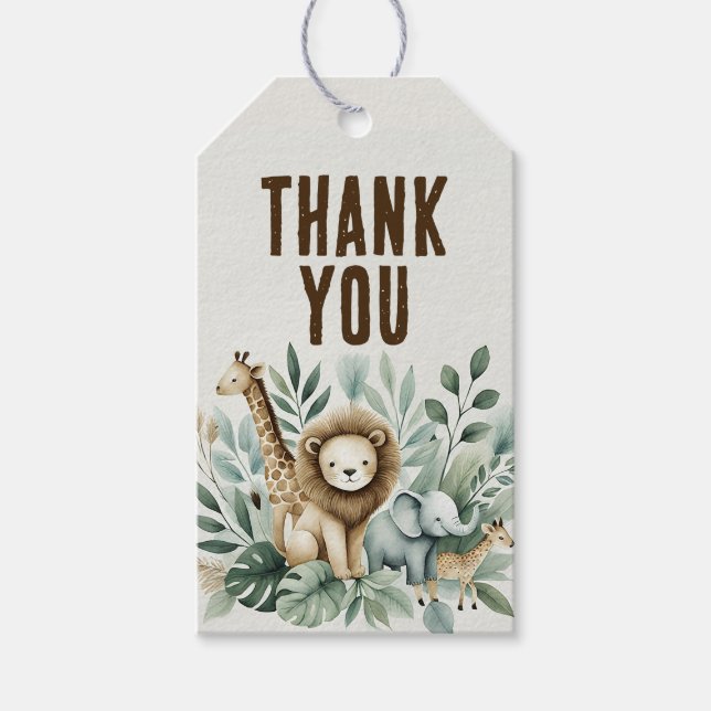 A Little Wild One  Gift Tags (Front)