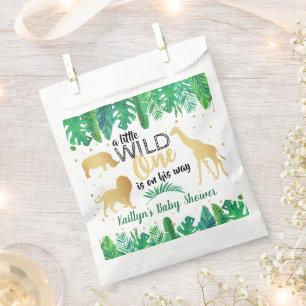 A Little Wild One Is On His Way Boys Baby Shower Favour Bags